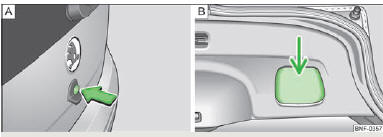 Skoda Citigo. Abb. 15 Gepäckraumklappe