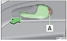 Skoda Citigo. Abb. 11 Türöffnungshebel