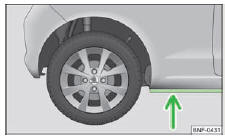 Skoda Citigo. Abb. 93 Wasserdurchfahrt