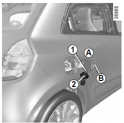 Renault Twingo: Kraftstofftank (Betanken des Fahrzeugs) - Machen Sie sich  mit Ihrem Fahrzeug vertraut - Renault Twingo Betriebsanleitung