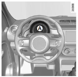 Renault Twingo. Kontrolllampen