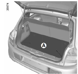Renault Twingo. Um auf den motor zuzugreifen: