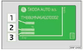 Skoda Citigo. Abb. 126 Typschild