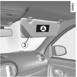 Renault Twingo. Deaktivierung/Aktivierung des Beifahrerairbags