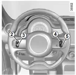 Renault Twingo. Unterbrechen der Funktion