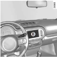 Renault Twingo. Display B